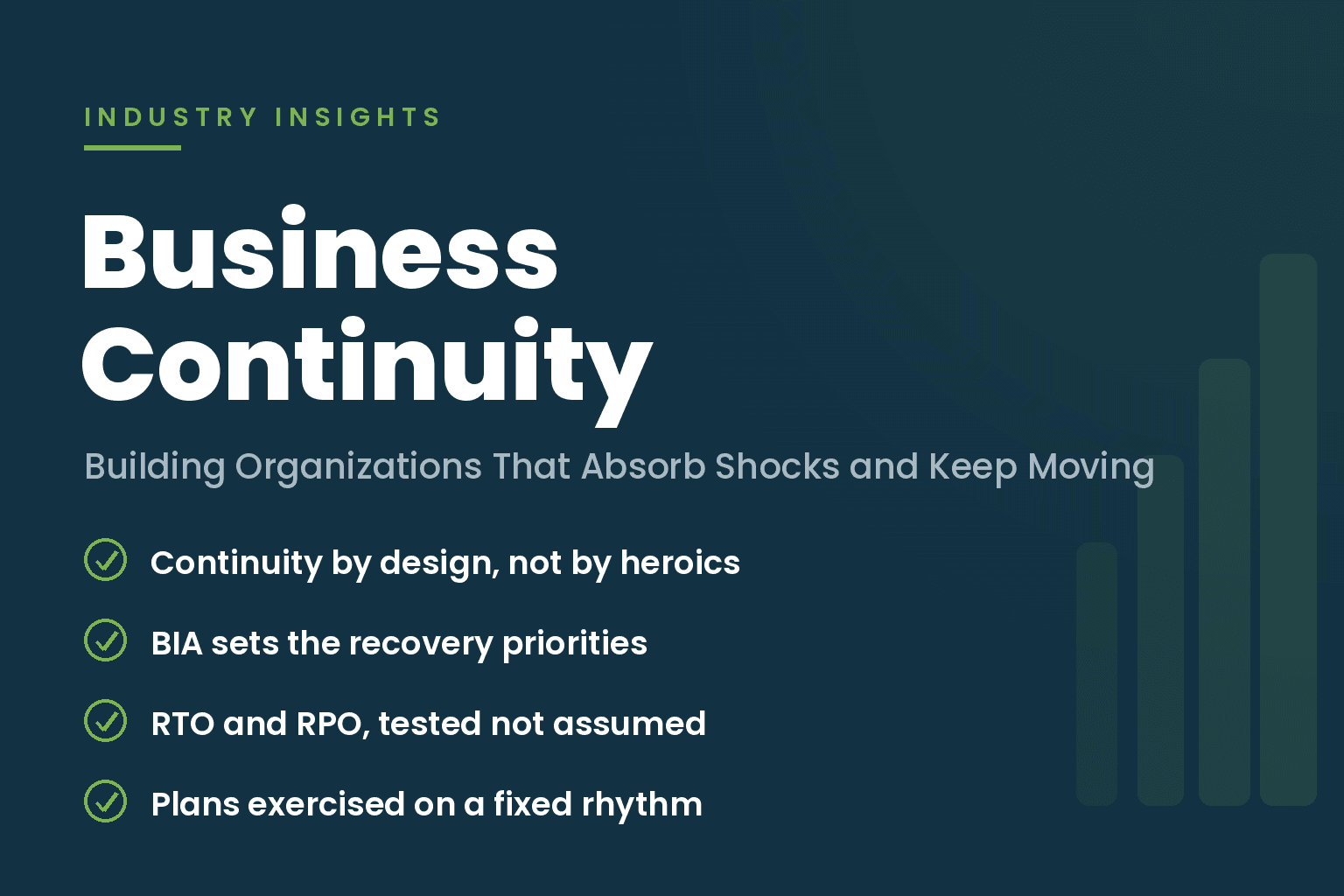 Business Continuity Management featured image